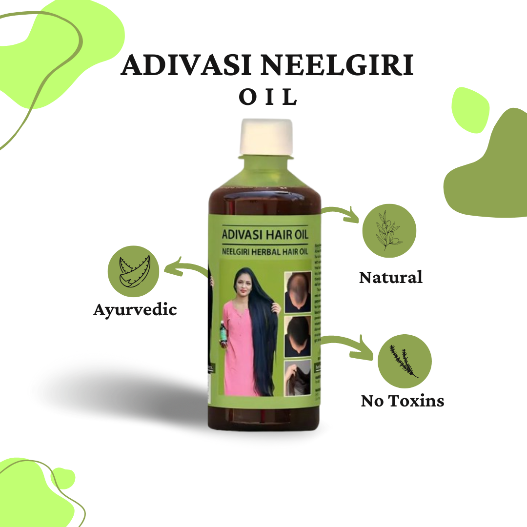 Adivasi Neelgiri Herbal Hair Oil (Pack of 2)