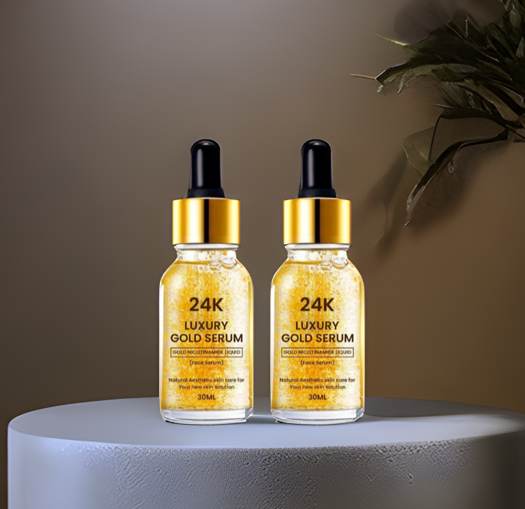 24K Gold Face Serum (Pack Of 2)