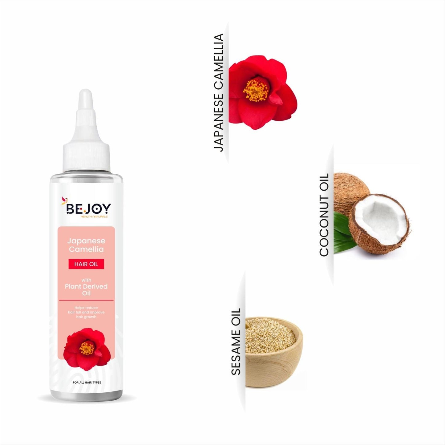 Bejoy Japanese Camellia Hair Oil  (Buy 1 Get 1 Free)