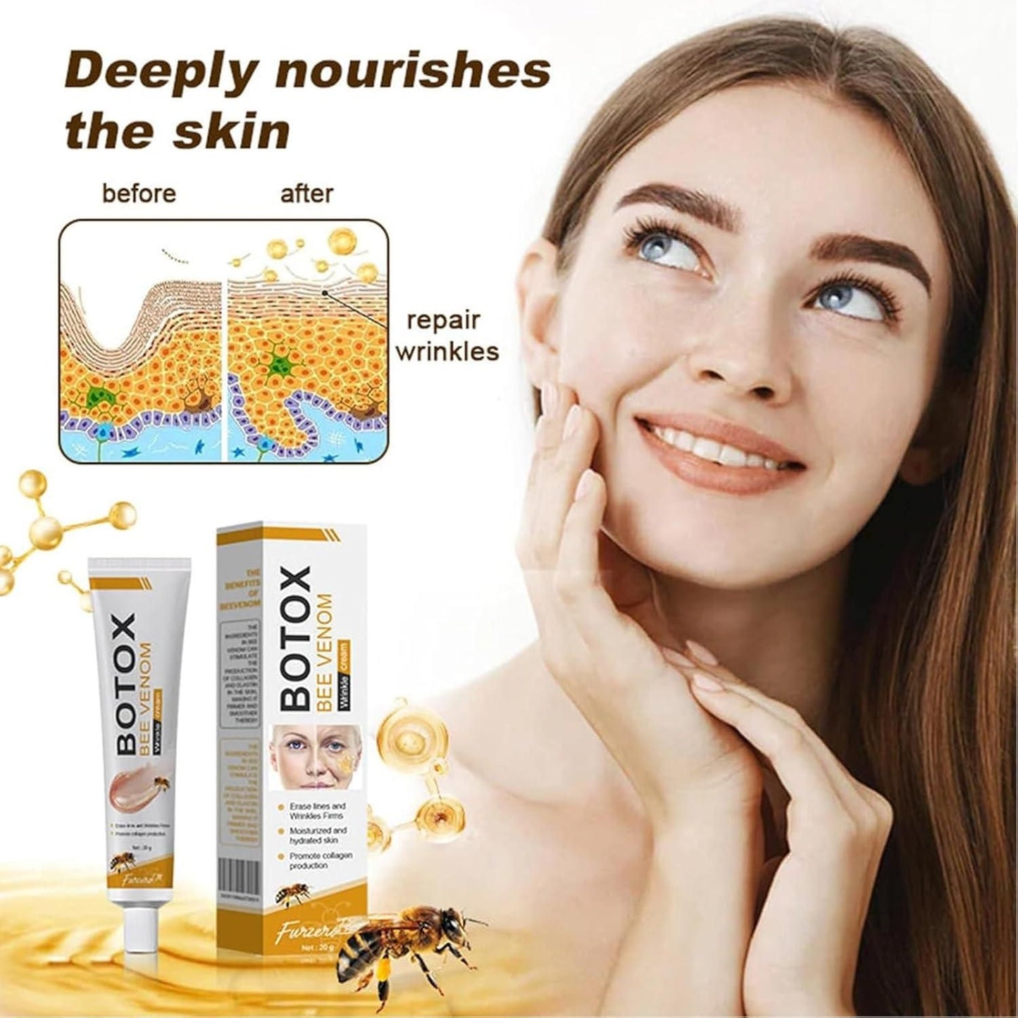 BeeTox™ - Bee Venom Wrinkle Repair Cream [Buy 1 Get 1 Free]