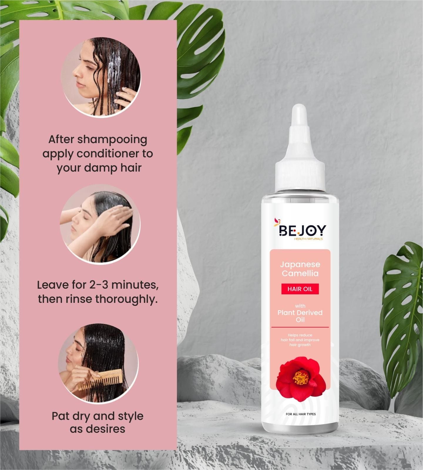 Bejoy Japanese Camellia Hair Oil  (Buy 1 Get 1 Free)