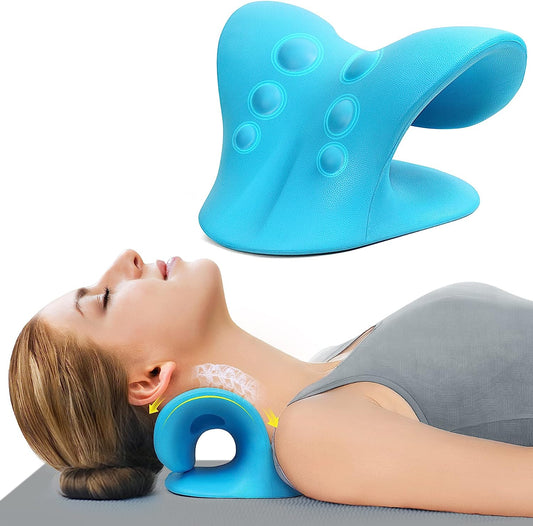 Neck Stretcher for Pain Relief. Neck and Shoulder Relax