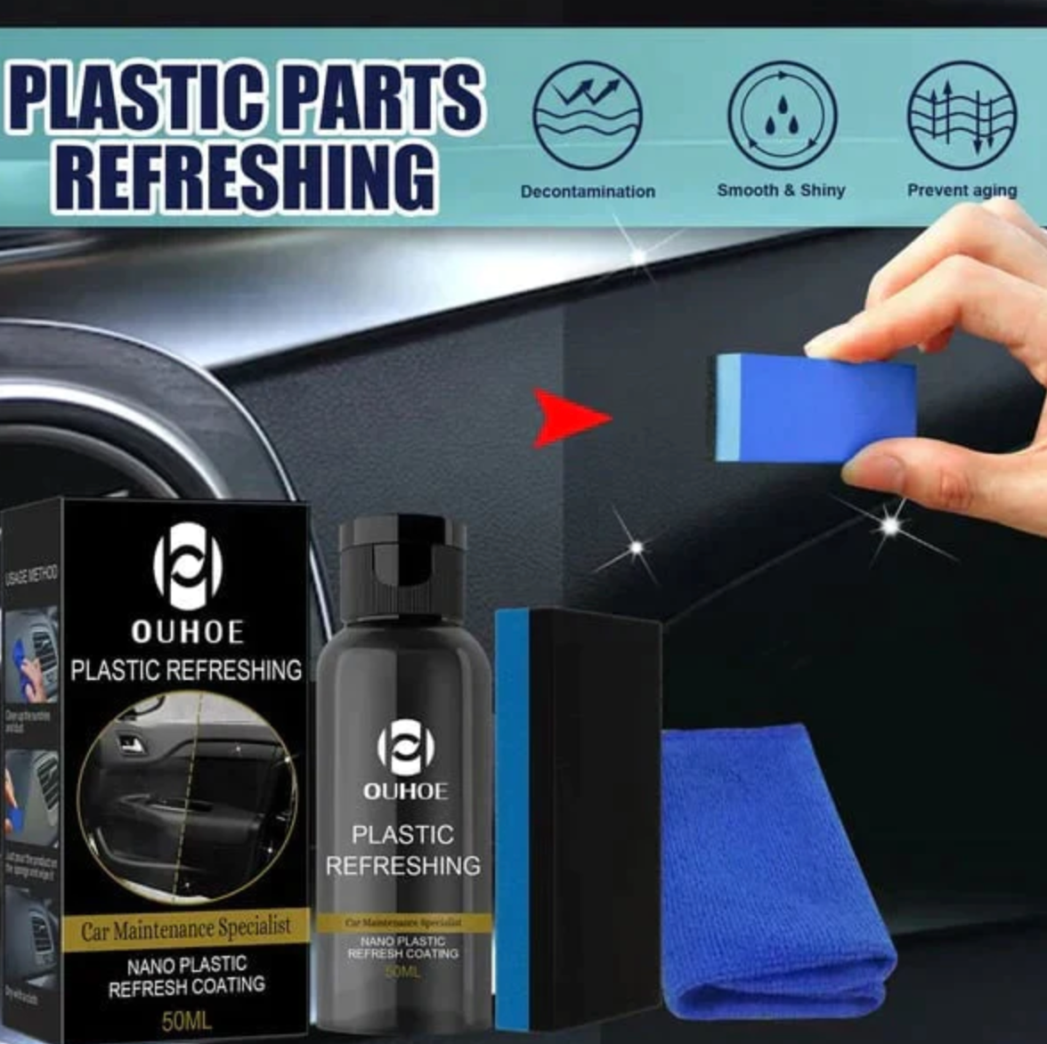 Nano Plastic Refresh Coating (Pack Of 2)