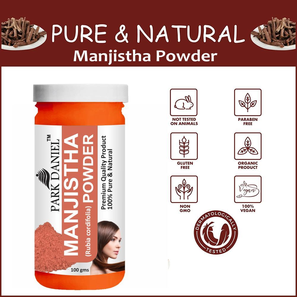 Brahmi Powder (Hair Care) & Manjistha Leaf Powder (Hair Care) Pack of 2