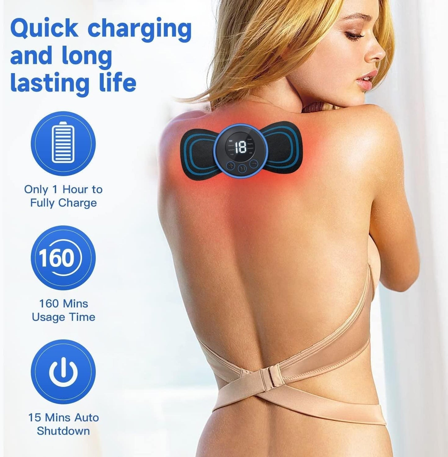 Rechargeable Full Body Massager for Pain Relief