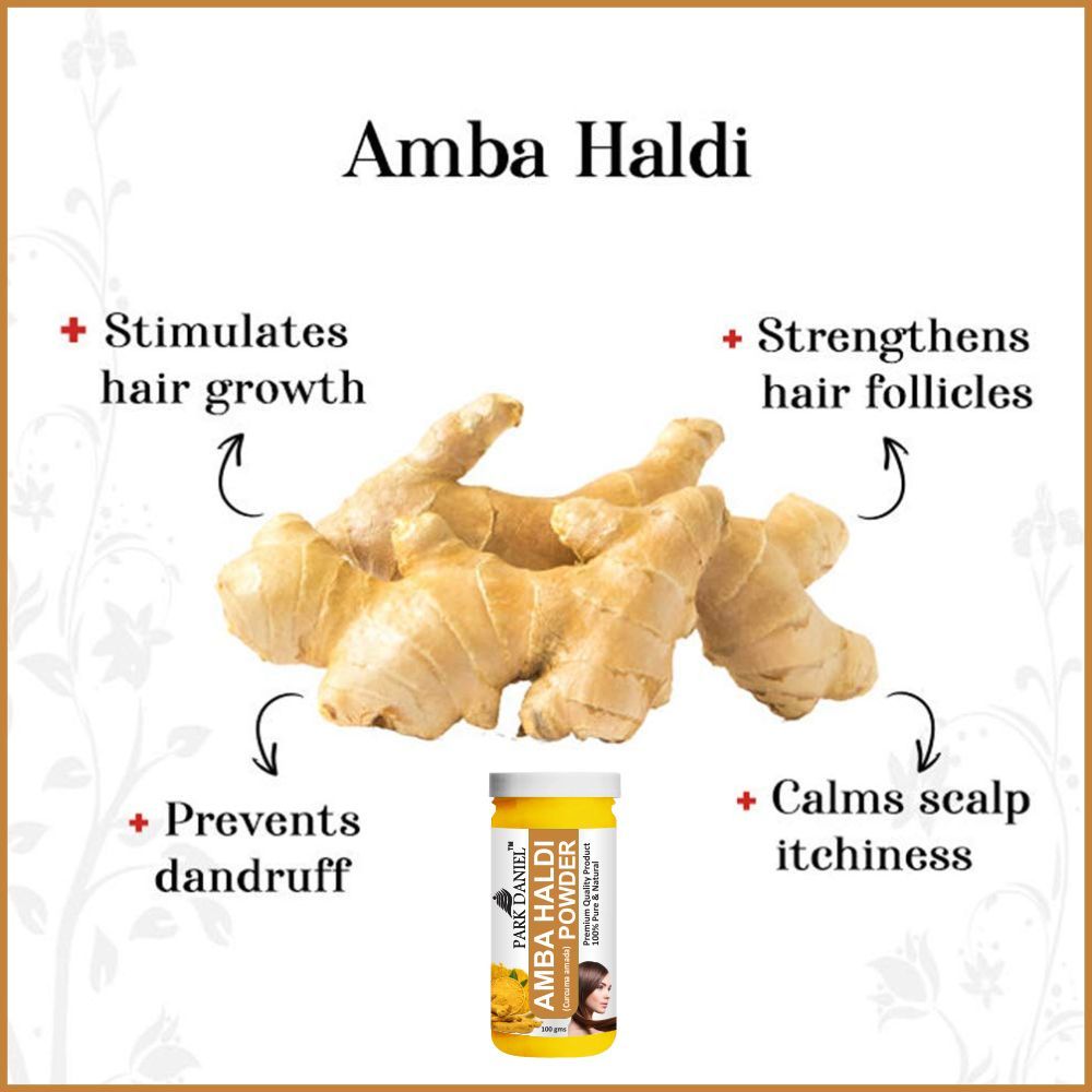 Amba Haldi Powder (Hair Care) & Onion Powder (Hair Care)  Pack of 2