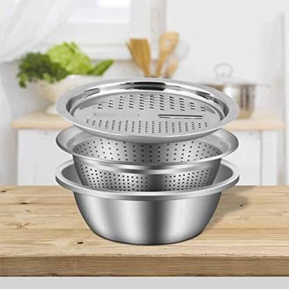 3 in 1 Stainless Steel Multifunctional Grater & Drain Wash